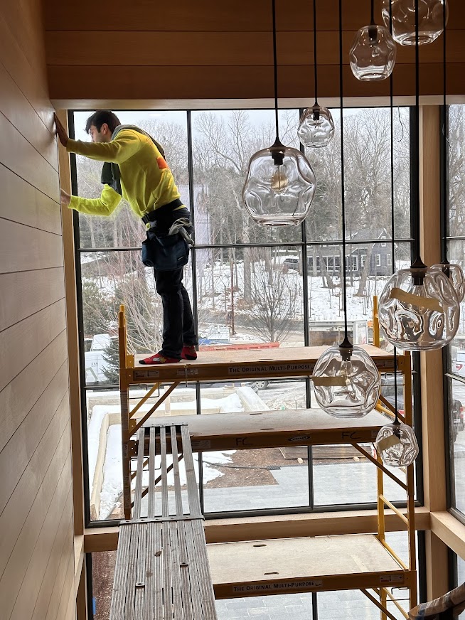 Post-construction cleaning for a new build home in Wayzata
